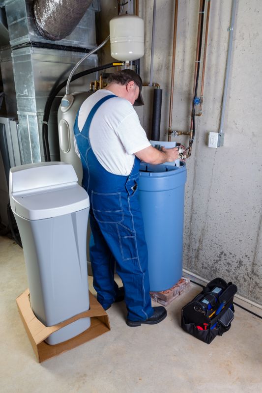 Installing Water Softener Components